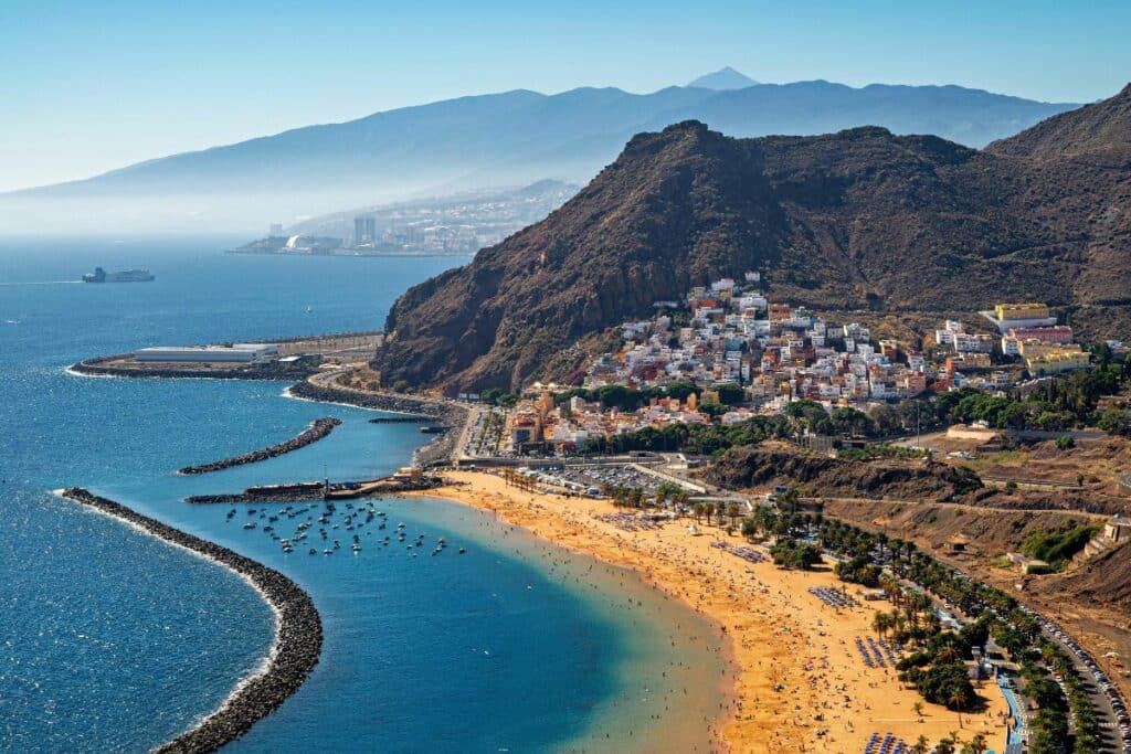 vue aérienne de tenerife